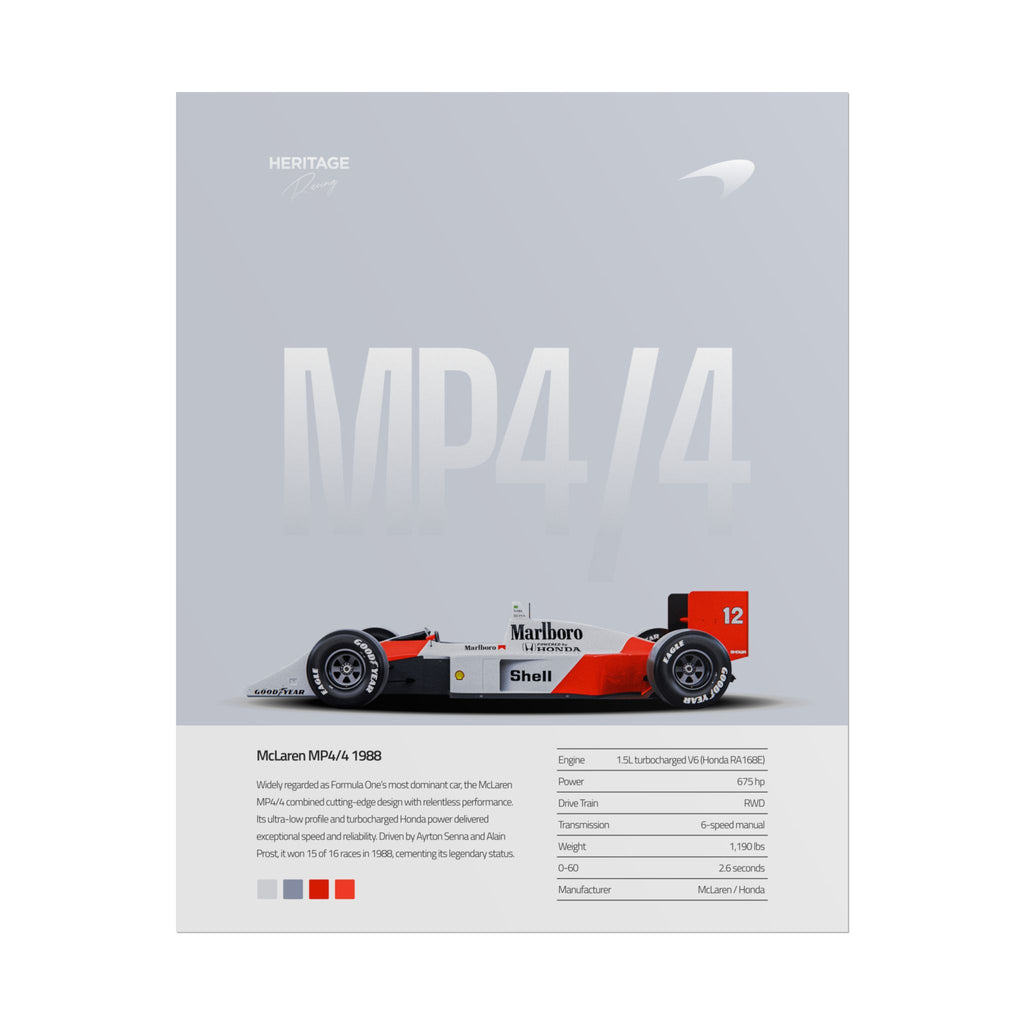 The MP4/4 - White